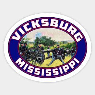 Vicksburg Mississippi National Military Park Civil War Sticker